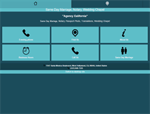Tablet Screenshot of agencycalifornia.com